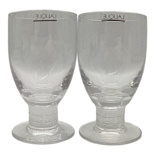 LALIQUE (ラリック) ロックグラス  LOUVRE 2Pセット