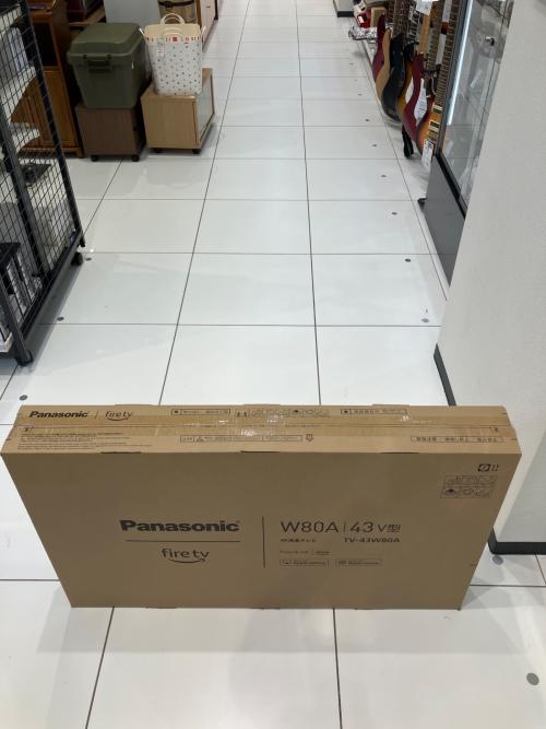 Panasonic (パナソニック) 4K液晶テレビ TV-43W80A 2024年製 43インチ 4K対応液晶パネル 地デジチューナー×2 VODサービス対応 - 未使用品