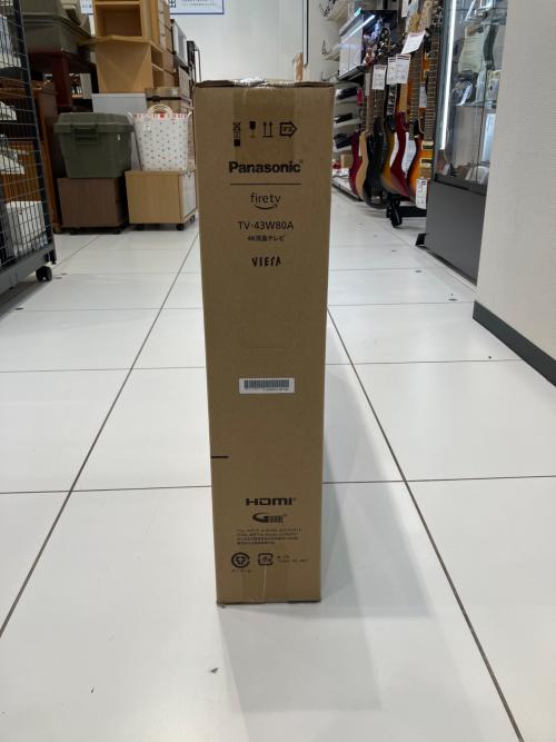 Panasonic (パナソニック) 4K液晶テレビ TV-43W80A 2024年製 43インチ 4K対応液晶パネル 地デジチューナー×2 VODサービス対応 - 未使用品