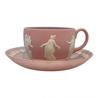 Wedgwood (ウェッジウッド) カップ&ソーサー ジャスパー ピンク ダンシングアワー