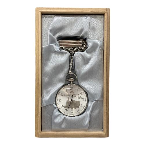 懐中時計 JR鉄道開通 125周年記念 412/4999 シルバー/動作確認済み