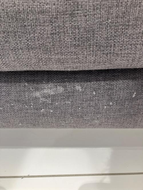 朝日木材加工 (アサヒモクザイカコウ) ファブリックソファー グレー LS60103A-PD2D4 テスラ