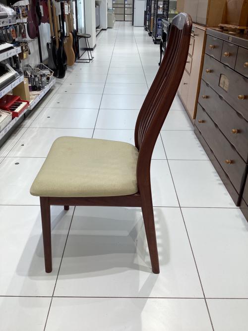 ダイニングチェアー ブラウン×ベージュ デンマーク製 北欧家具