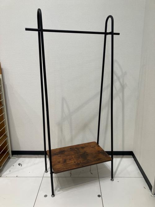 ニトリ ハンガーラック ブラック×ブラウン 206 ステイン