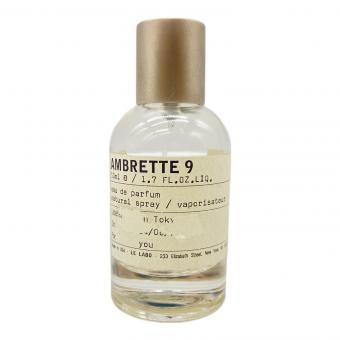 LE LABO (ル ラボ) オードパルファム AMBRETTE 9 50ml 残量70％-80%