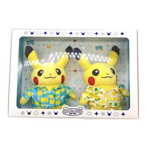 ヌイグルミ そらとぶピカチュウプロジェクト ピカチュウぬいぐるみセット 韓国済州(チェジュ)島限定