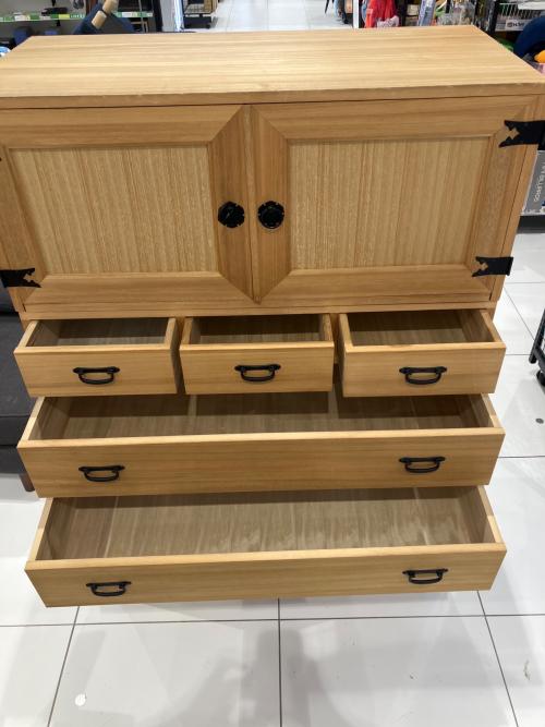 桐タンス ナチュラル 7段