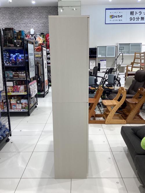 ニトリ 書棚 ホワイト 318 2枚扉 フラップ4枚扉 ビブリオGD80