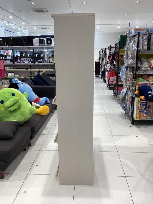 ニトリ 書棚 ホワイト 318 2枚扉 フラップ4枚扉 ビブリオGD80