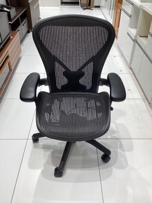 Herman Miller (ハーマンミラー) アーロンチェア ブラック 1人掛け AE113AWB-0001 クラシック ポスチャーフィット