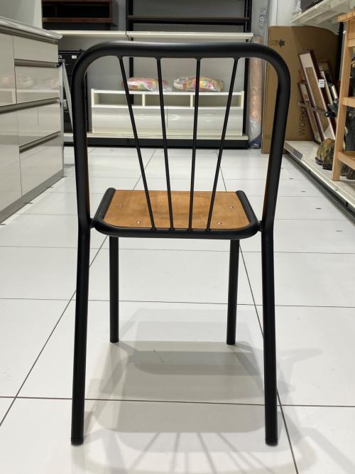 Knot antiques (ノットアンティークス) アイアンチェア MS-518A-STW 輸入元：関家具 ブラウン×ブラック