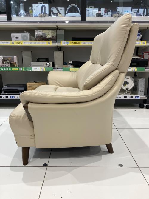 ニトリ 2人掛けソファー ベージュ 合皮 コウテイ3 129㎝