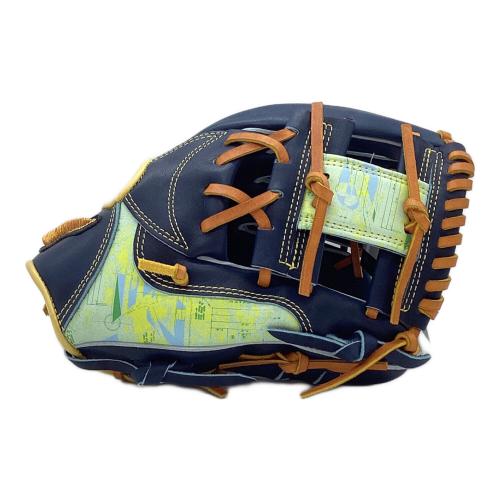 MIZUNO PRO (ミズノ プロ) 軟式グローブ SIZE 9 ネイビー 保存袋付き(スレ有) 2025セレクションモデル 内野用 左投げ用