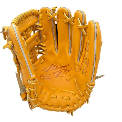 MIZUNO PRO (ミズノ プロ) 硬式グローブ SIZE 10 オレンジ 保存袋付き CRAFTED Edition 村上宗隆型