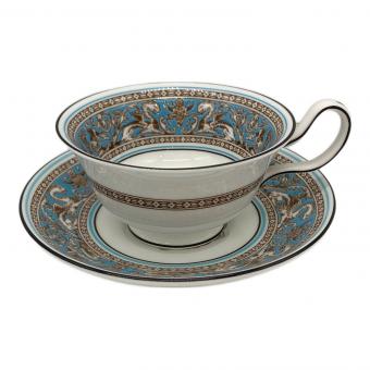 Wedgwood (ウェッジウッド) カップ&ソーサー フロレンティーン・ターコイズ