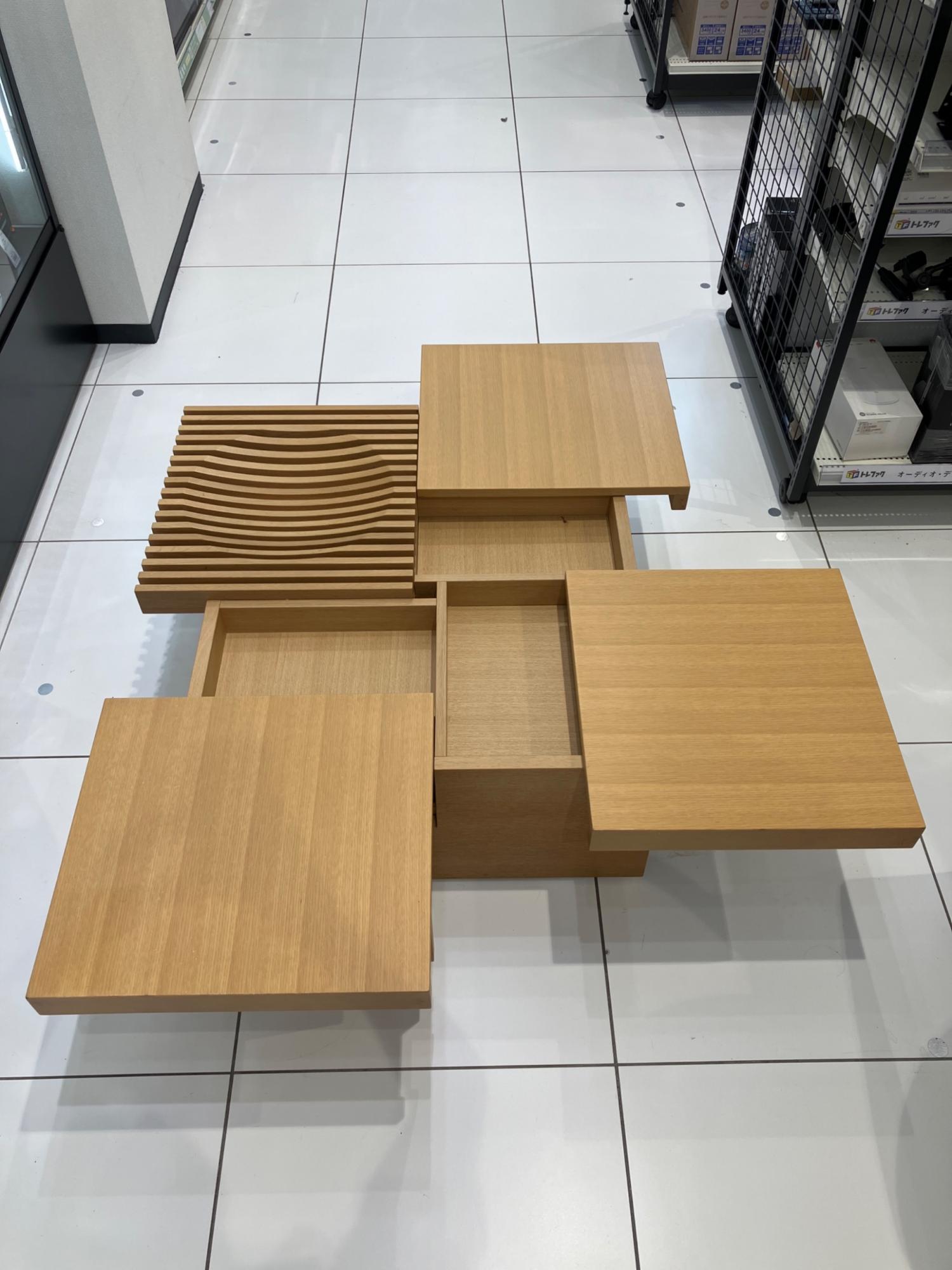 CONDE HOUSE BARRINGERスライドテーブル 120cm Used BARRINGER Slide Coffee Table by CondeHouse - Japanese Modern