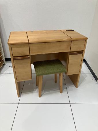 ドレッサー&チェアセット ナチュラル 84