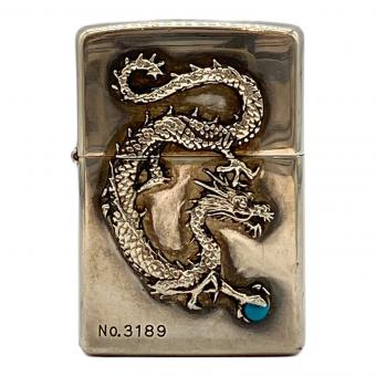 ZIPPO シルバー/龍ターコイズ/No.3189 2004年製