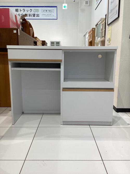 タンスのゲン (タンスノゲン) キッチンカウンター ホワイト