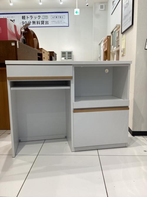 タンスのゲン (タンスノゲン) キッチンカウンター ホワイト