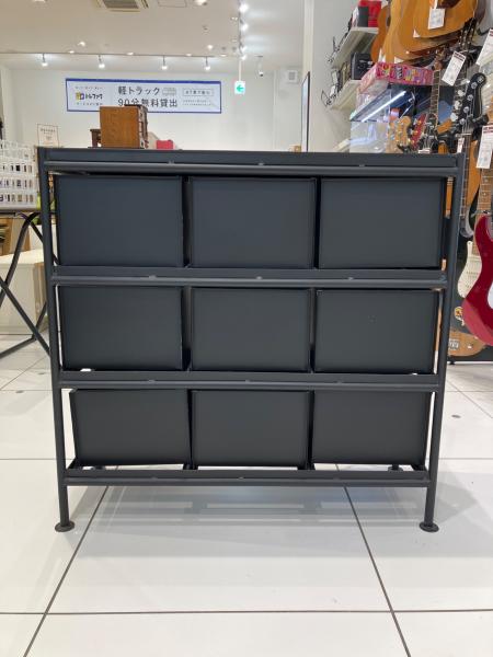 ienowa (イエノワ) スチールチェスト ブラック 3段 2012-00269