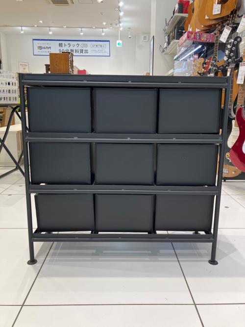 ienowa (イエノワ) スチールチェスト ブラック 3段 2012-00269