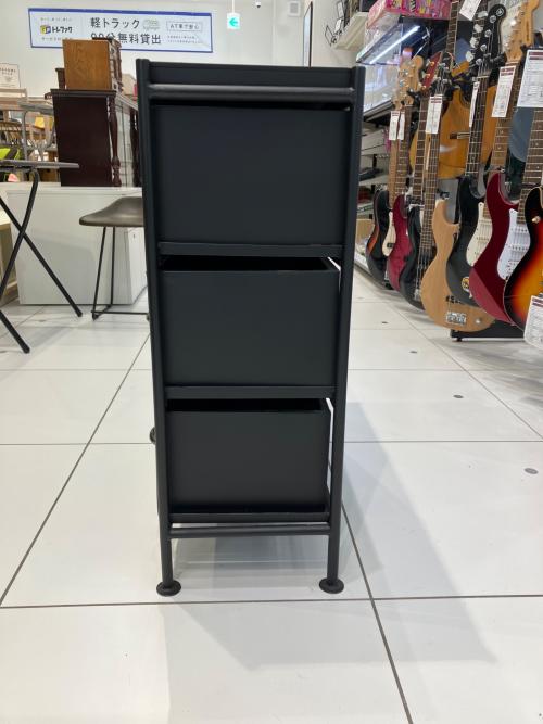 ienowa (イエノワ) スチールチェスト ブラック 3段 2012-00269