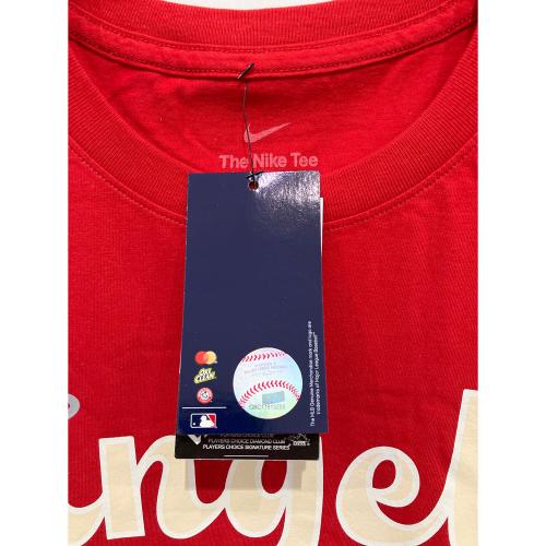 ロサンゼルス・エンゼルス 応援グッズ XLサイズ レッド NIKE Tシャツ マイク・トラウト