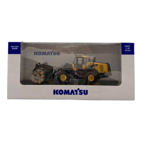 KOMATSU (コマツ) ダイキャストカー WA475-10 with wood grapple