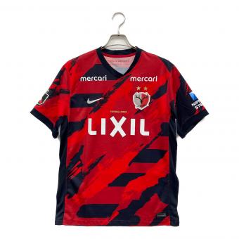 NIKE (ナイキ) サッカーユニフォーム メンズ SIZE XL レッド×ネイビー 2025シーズンユニフォーム #40鈴木優磨 鹿島アントラーズ