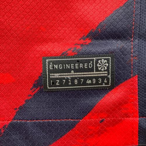 NIKE (ナイキ) サッカーユニフォーム メンズ SIZE XL レッド×ネイビー 2025シーズンユニフォーム #40鈴木優磨 鹿島アントラーズ