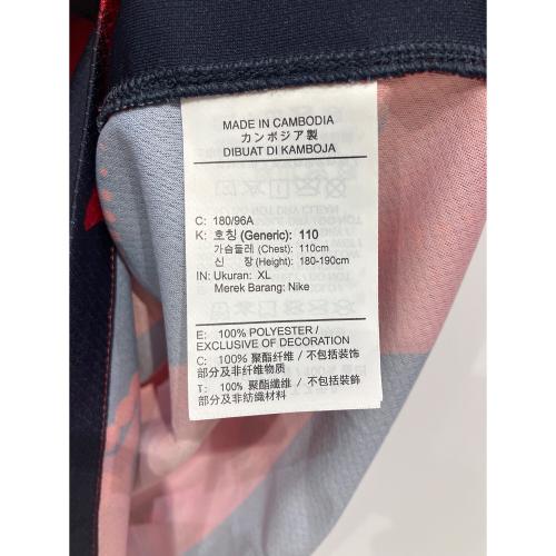 NIKE (ナイキ) サッカーユニフォーム メンズ SIZE XL レッド×ネイビー 2025シーズンユニフォーム #40鈴木優磨 鹿島アントラーズ