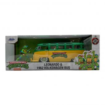 NICKELODEON (ニコロデオン) ダイキャストカー ミュータントタートルズ LEONARDO&1962 VOLKSWAGEN BUS