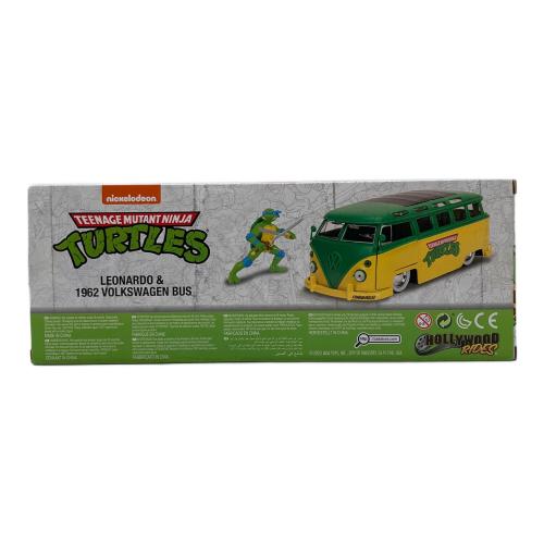 NICKELODEON (ニコロデオン) ダイキャストカー ミュータントタートルズ LEONARDO&1962 VOLKSWAGEN BUS