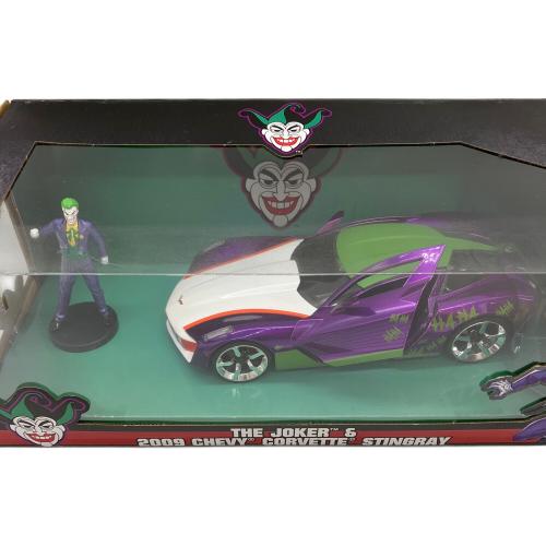 JADA (ジェイダ) ダイキャストカー THE JOKER＆2009CHEVY CORVETTE STINGRAY