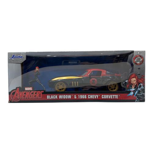 JADA (ジェイダ) ダイキャストカー BLACK WIDOW&1966CHEVY CORVETTE