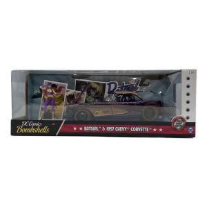 METAL DIE CAST ダイキャストカー BATGIRL&1957CHEVY CORVETTE