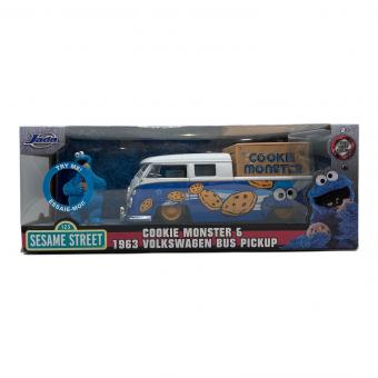 JADA (ジェイダ) ダイキャストカー COOKIE MONSTER&1963VOLKSWAGEN BUS PICKUP