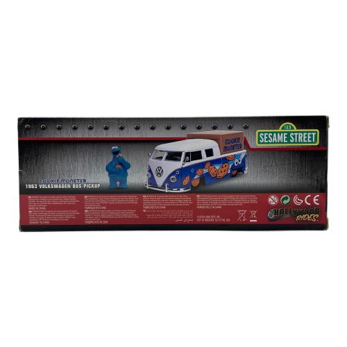 JADA (ジェイダ) ダイキャストカー COOKIE MONSTER&1963VOLKSWAGEN BUS PICKUP