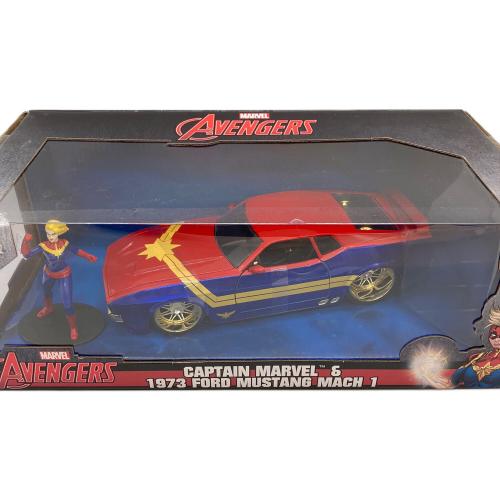 JADA (ジェイダ) ダイキャストカー CAPTAIN MARVEL&1973FORD MUSTANG MACH1
