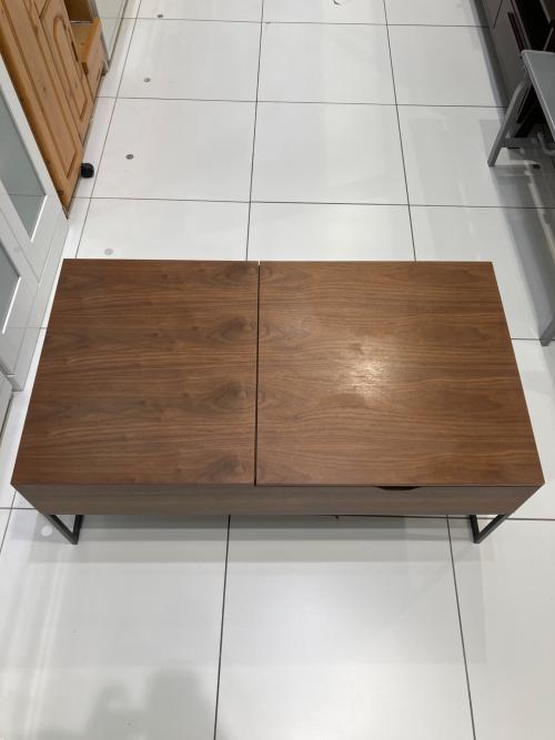 送料込 LOWYA リフティングテーブル ブラウン ローテーブル Unionly