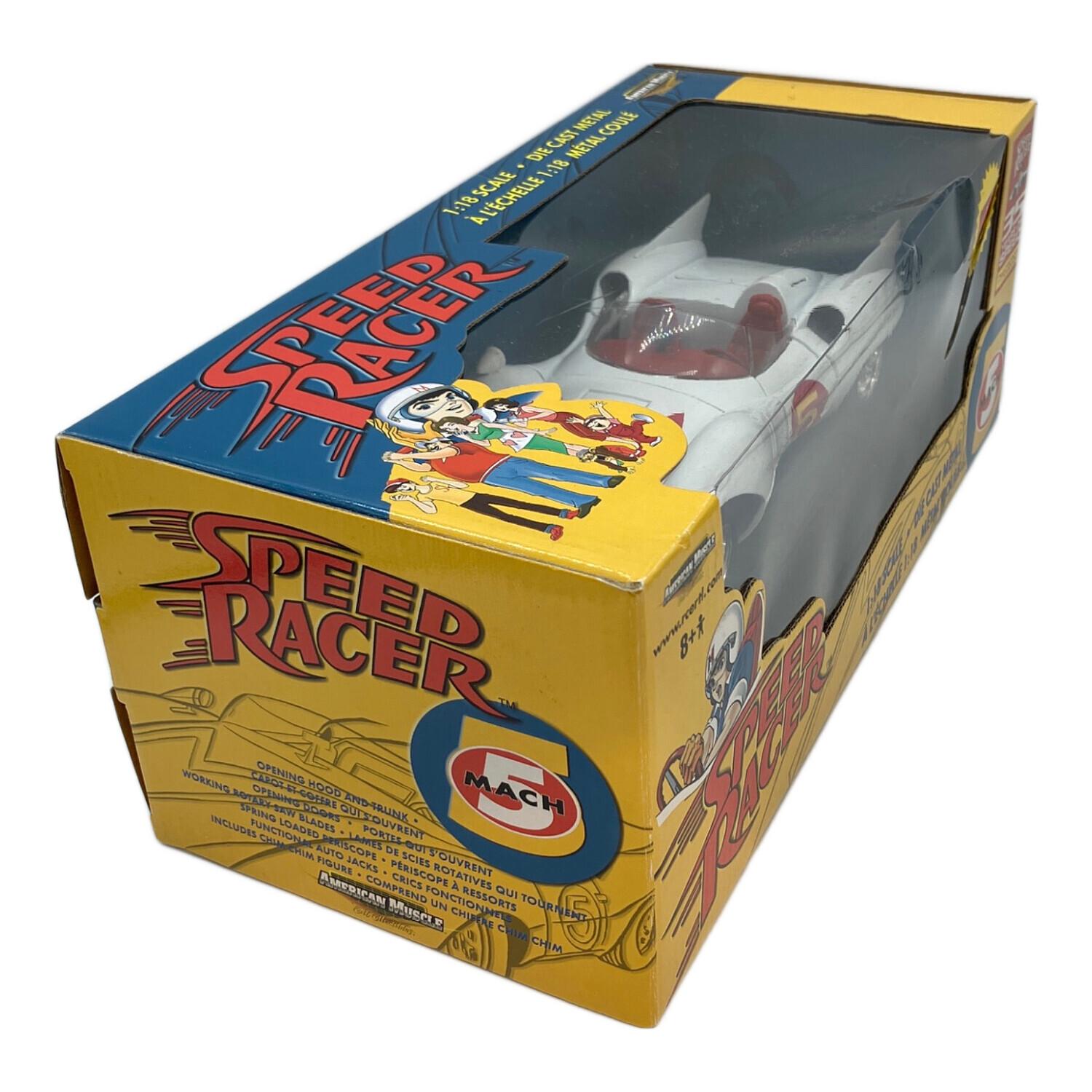 マッハGOGOGO SPEEDRACER 35th 1/18 マッハGoGoGo (マッハゴーゴー) ダイキャストカー 外箱ダメージ