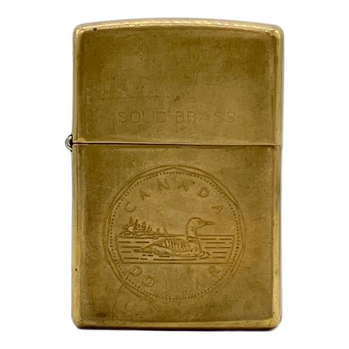ZIPPO CANADA Dallar 1997年製 Solid Brass