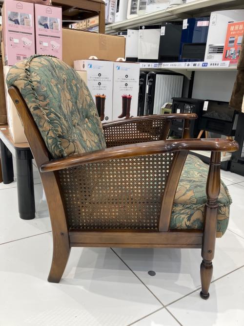 karimoku (カリモク) コロニアルアームチェア ブラウン×グリーン 1人掛け