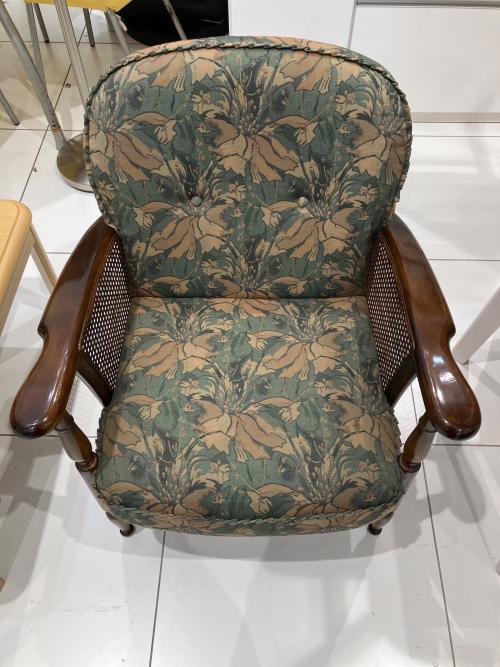 karimoku (カリモク) コロニアルアームチェア ブラウン×グリーン 1人掛け