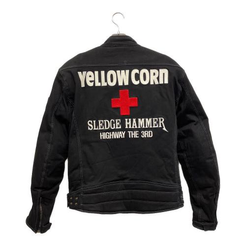 YELLOW CORN (イエローコーン) ライダースジャケット メンズ SIZE XL ブラック YB-0313