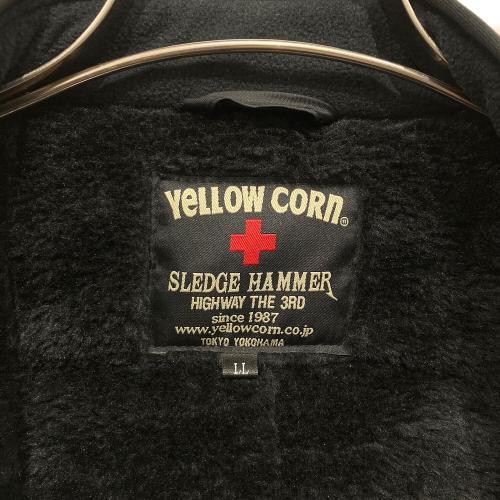 YELLOW CORN (イエローコーン) ライダースジャケット メンズ SIZE XL ブラック YB-0313