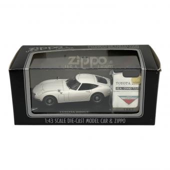フカシロ商事 1/43スケールダイキャストモデルカー＆ZIPPO ダイキャストカー TOYOTA2000GT
