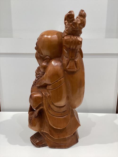 木彫り 七福神 布袋尊 本体のみ