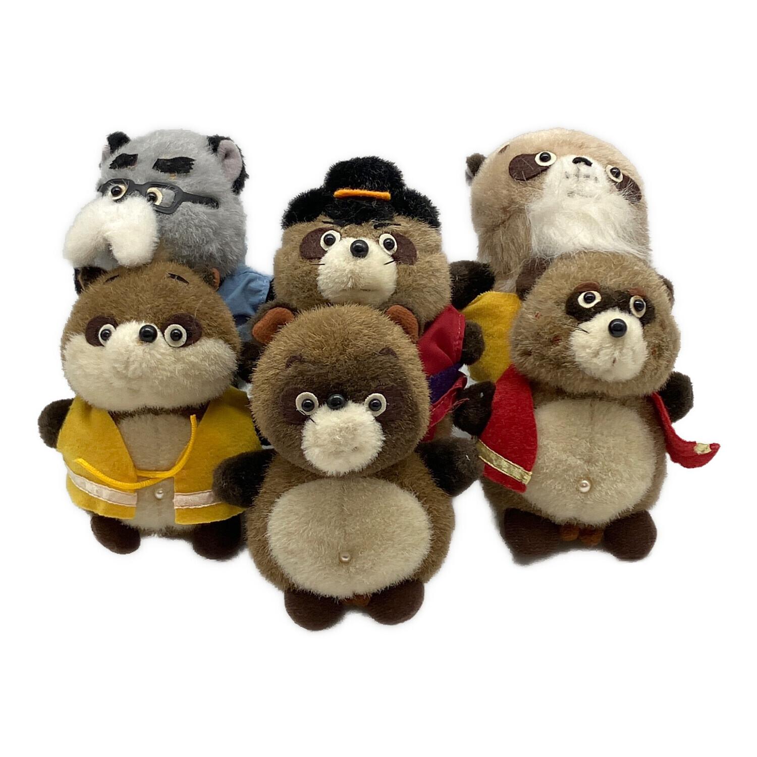 平成狸合戦ぽんぽこ ぬいぐるみ6体セット ヌイグルミ 店頭用